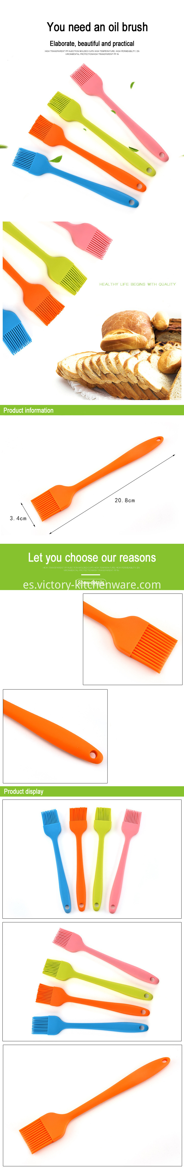 cepillo de silicona silicone brush